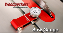 Woodpeckers - Messuhr - Saw Gauge - Sägeanschlag zur Einstellung der Schneidetische - Schwarzer Koffer